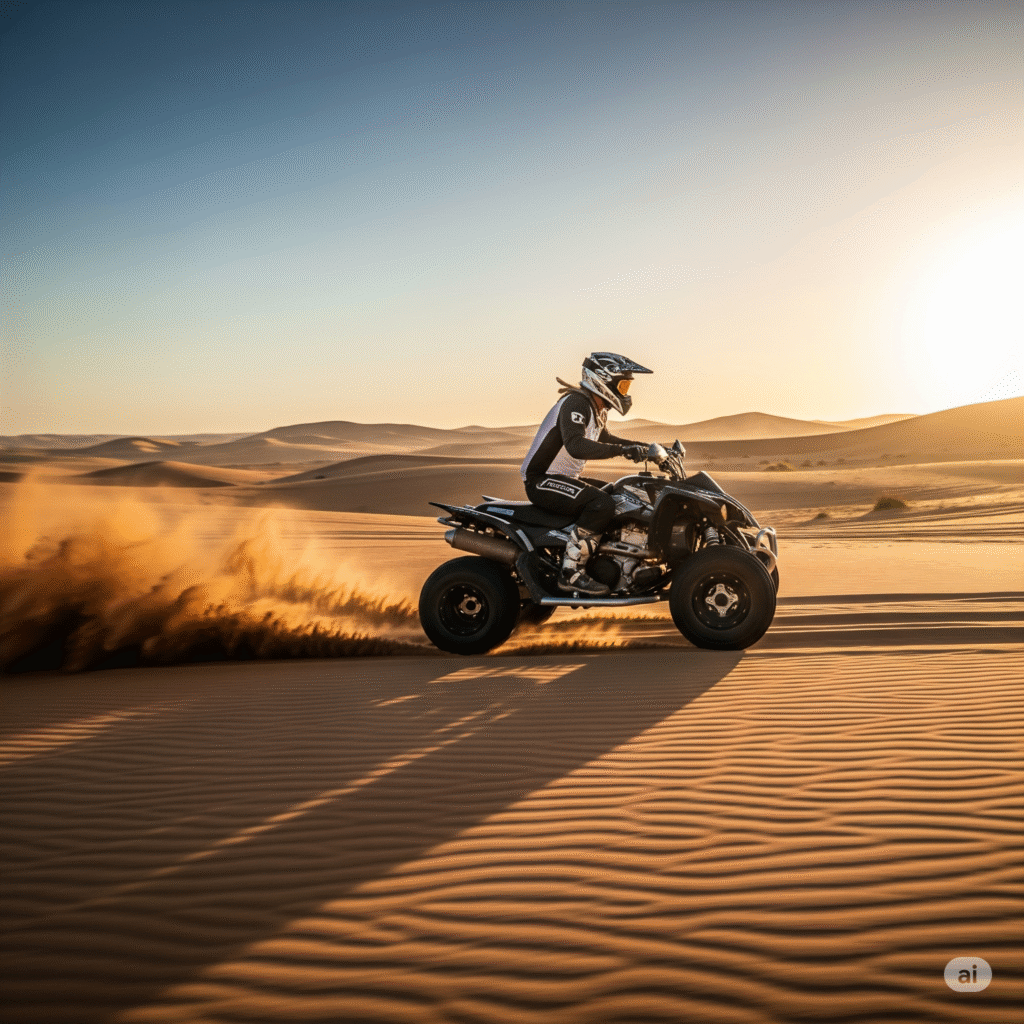 Quad Bike in Desert